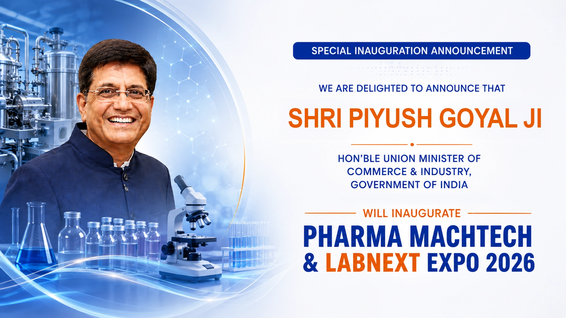 PHARMA MachTech Expo and LABNEXT Expo 2026 banner